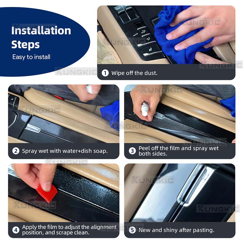 For Hyundai Palisade 2026-up Clear Interior Protection Film Dashboard Navigation Screen TPU Sticker Anti-scratch Accessories