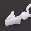 10Pcs Plastic Curtain Buckle Clip White Curtain Tie Buckles Home Supplies