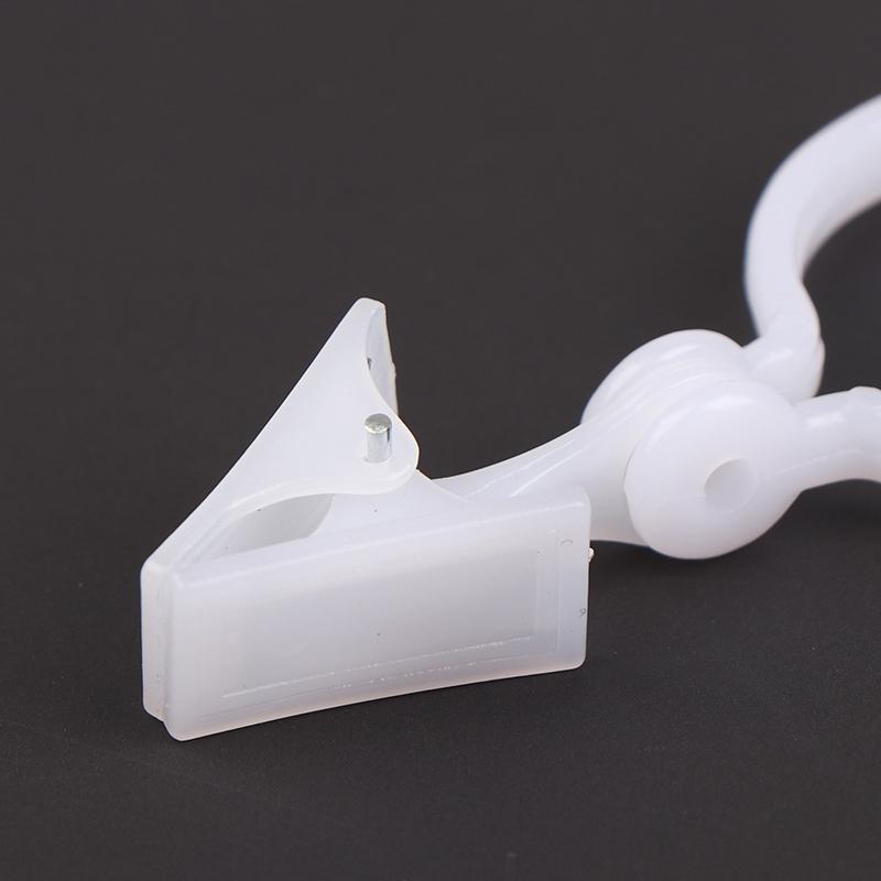 10Pcs Plastic Curtain Buckle Clip White Curtain Tie Buckles Home Supplies