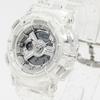 Casio G-Shock Summer Cool Прозрачная серия Ice Tough Часы с кварцевым механизмом Цвет мороженое розовый Унисекс Часы Черный GA-700SK-1A+BA-110CR-7A
