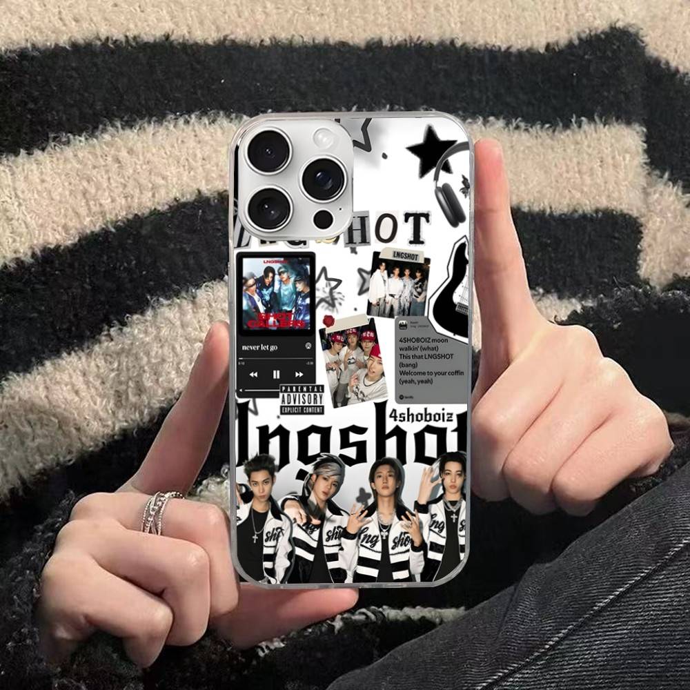 LNGSHOT Дебютный EP SHOT CALLERS Чехол для телефона Для iPhone 11 12 13 14 15 16 17 Plus Pro Max Сатиновый Лазерный Глянцевый Чехол