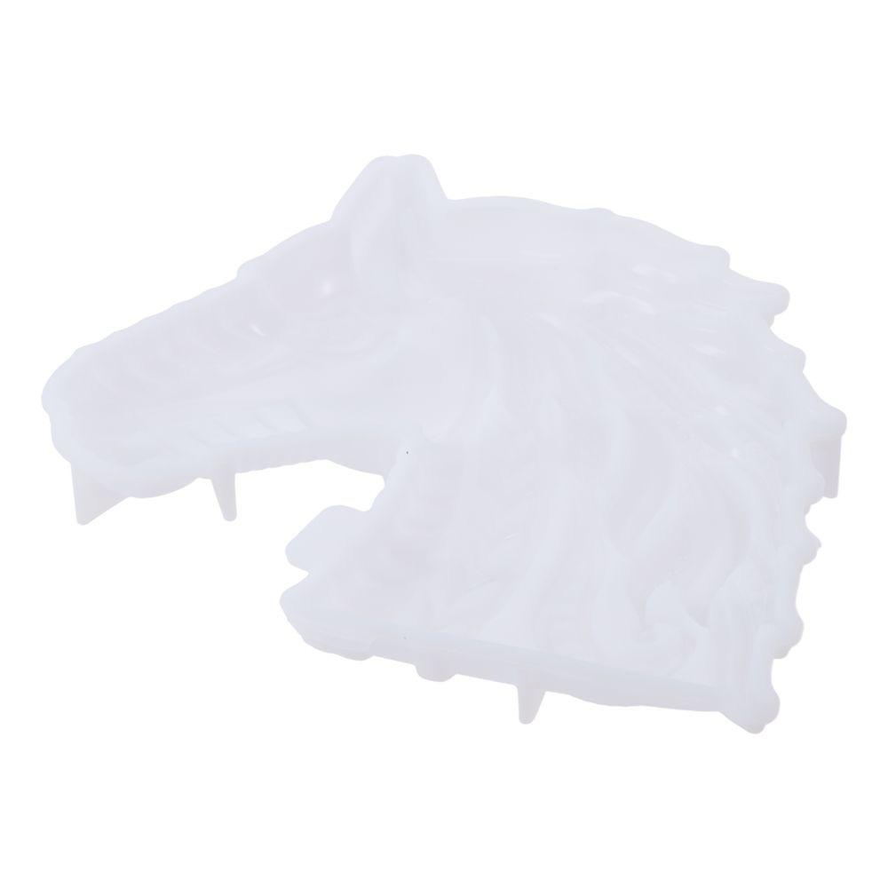 Силиконовые 3D формы для животных в виде лошадиной головы, 3D формы для лошадиной головы из смолы для украшения двора