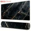 Black Marble Stripe Desk Mat Modern Abstract Large Mouse Pad XXL xMM Extended Mousepad Keyboard Mouse Mat Desk Accessories