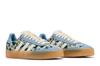 adidas Самбэ Либерти Лондон Цветочная Вышивка Синий Кремовый Белый (женщины