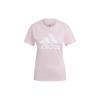 Front Logo Print Round Neck Short Sleeve T-Shirt Women T-Shirts Pink GL0726