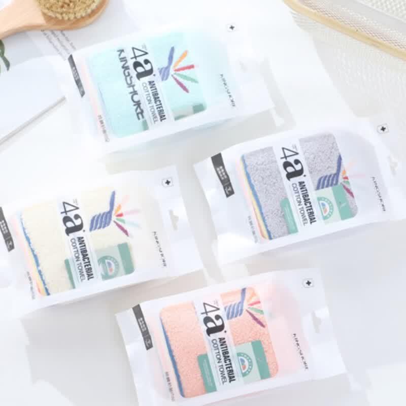 Jinhao Hanging Absorbent Cotton Face Towel 4-Pack