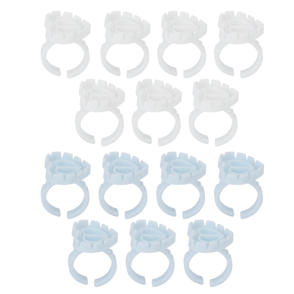 100 шт., клейкие кольца для наращивания ресниц, одноразовые в форме сердца, накладные глазки, цветущие чашки, инструменты