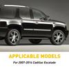 For Cadillac Escalade 2007-2014 Black B Pillar Posts Door Window Trim Cover Kit
