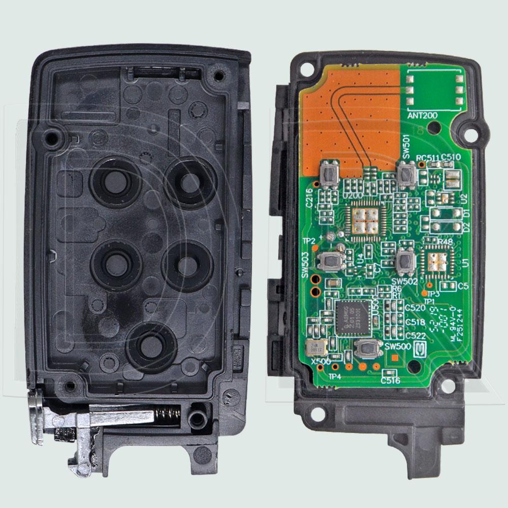 DR KOBJXF18A PEPSFOB 315MHz 433MHz ID49 Chip Proximity Car Remote Key For Land Rover Velar Range Discovery 2017 2018 2019 2020