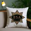 Чехол на подушку Moto B-Bsa Плюшевая ткань Мягкий Двусторонний Печатный Невидимая молния Наволочка для дивана Домашний декор