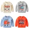1-8 Years Kids Cartoon Print Sweatshirt Children's O-neck Top
