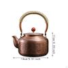 1300ml Handmade Copper Kettle for Kitchen And Tea Room
