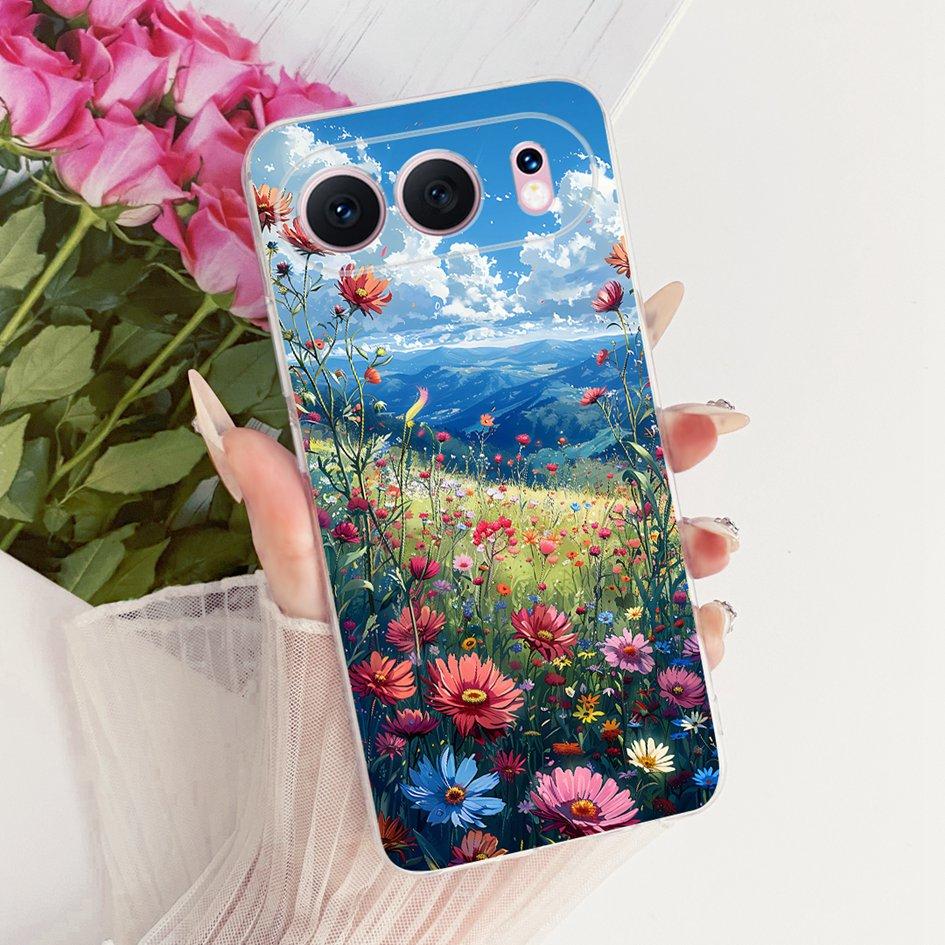 6.55" Чехол для Honor 500 5G Модный Цветок Бант Мягкий Тонкий Силиконовый Чехол для Телефона Для Honor 500 Pro Funda MEY-AN00 Honor500 Capa