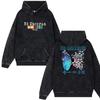Худи Ed Sheeran Mathematics Tour Butterfly с винтажным эффектом стирки, мужское, популярное, подарок для фанатов музыки, унисекс, пуловер, парная толстовка
