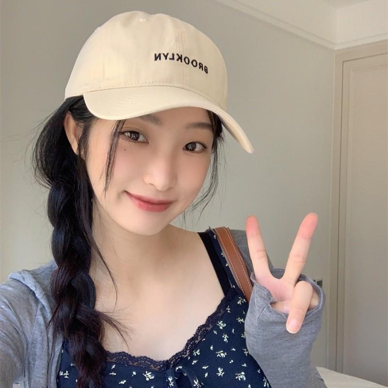 High-quality version baseball cap children's spring and summer new wide-brimmed big-faced deep-topped face small peaked cap men