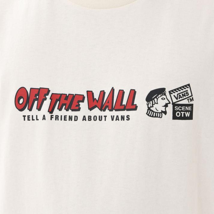 Vans Футболка с коротким рукавом и принтом логотипа American Vintage Letter, мужская, бежевая, VN0A54PA3KS