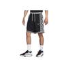 Удобные баскетбольные шорты Dri-Fit с абстрактным рисунком и цветными блоками, мужские шорты черного цвета FB7142-010