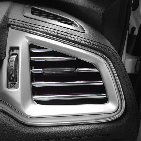 10 шт., универсальная U-образная форма для кондиционера, автомобильная отделка, выходная полоса, украшение для решетки