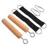 Wooden Pull Up Grips Wooden Finger Strength Trainer Home Gym Upper Body Core Grip Strength Training Handle Pull Up Fitness Accessories
