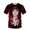 Наруто Шиппуден Мужская футболка Саске Мальчик Девочка Футболка 3D Принт Акацуки Короткий Рукав MINISO Мужская Футболка Какаши Мужская Одежда