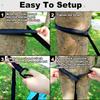 Camping Hammock Double Portable Hammock 210T Nylon with Tree Straps Carabiners Storage Bag for Hiking Beach Outdoor