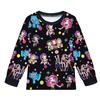 Children's Fashion Suit Skirt Round Neck Long Sleeve Top Pants