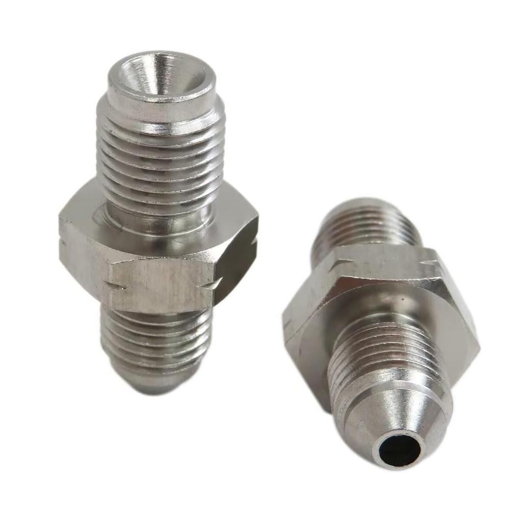 HaoFa - AN3 - M10 x 1.0 (Metric 10mm) To 3AN -3 AN3 Male Brake Adapter Fittings Iron Universal 2Pcs
