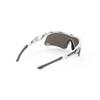 RUDY PROJECT Sports Sunglasses Slim White Gloss Multi Laser Gold Tralyx+ SP785769-0001
