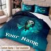 Custom Name Text 3Pcs Bedding Set Coraline Other Mother Duvet Cover And Two Pillowcases