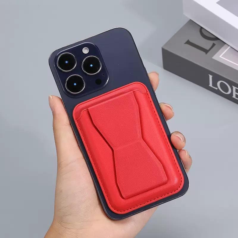 Для iphone 16-12 магнитный держатель для карт, чехол-книжка с задней крышкой, кожаный чехол-кошелек для мобильного телефона с бабочкой