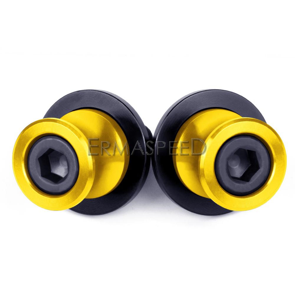 Для Z1000 Z900 Z750 Z250 NINJA250 Z50L ER6N катушки маятника мотоцикла задняя подставка винты ползунки M8 M10 алюминий с ЧПУ