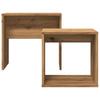 2-teiliges Beistelltisch-Set für das Wohnzimmer, Couchtisch in verschiedenen Größen zur Dekoration, Wohnzimmer-Couchtisch