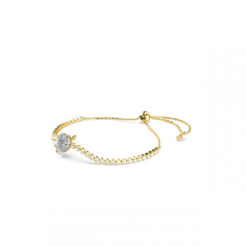 Swarovski Heart With Arrow Gold Tone Bracelet 5744061