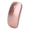 2.4G Беспроводная мышь для дома и офиса, портативная мышь с подсветкой для ноутбуков и настольных компьютеров, розовое золото