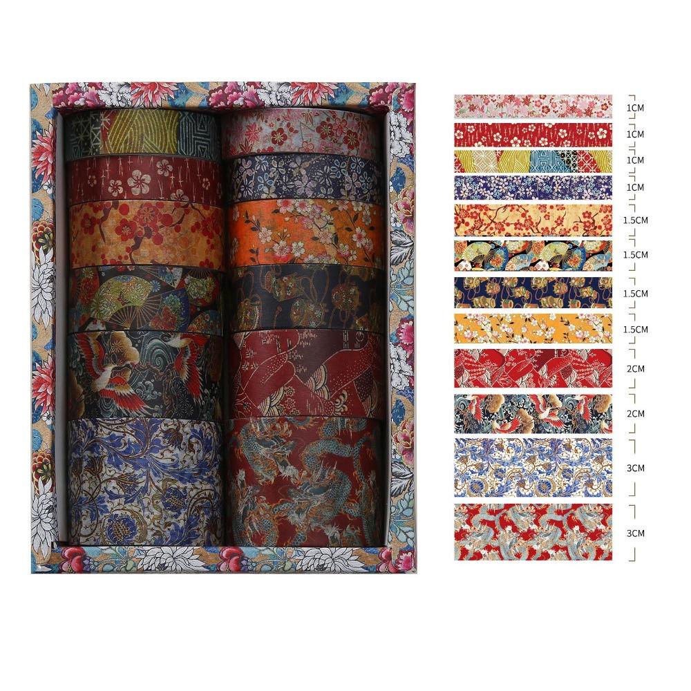 12Rolls DIY Decorative Tape Rolls Scrapbooking Wrapping Washi Tape Washi Tape Set DIY Projects