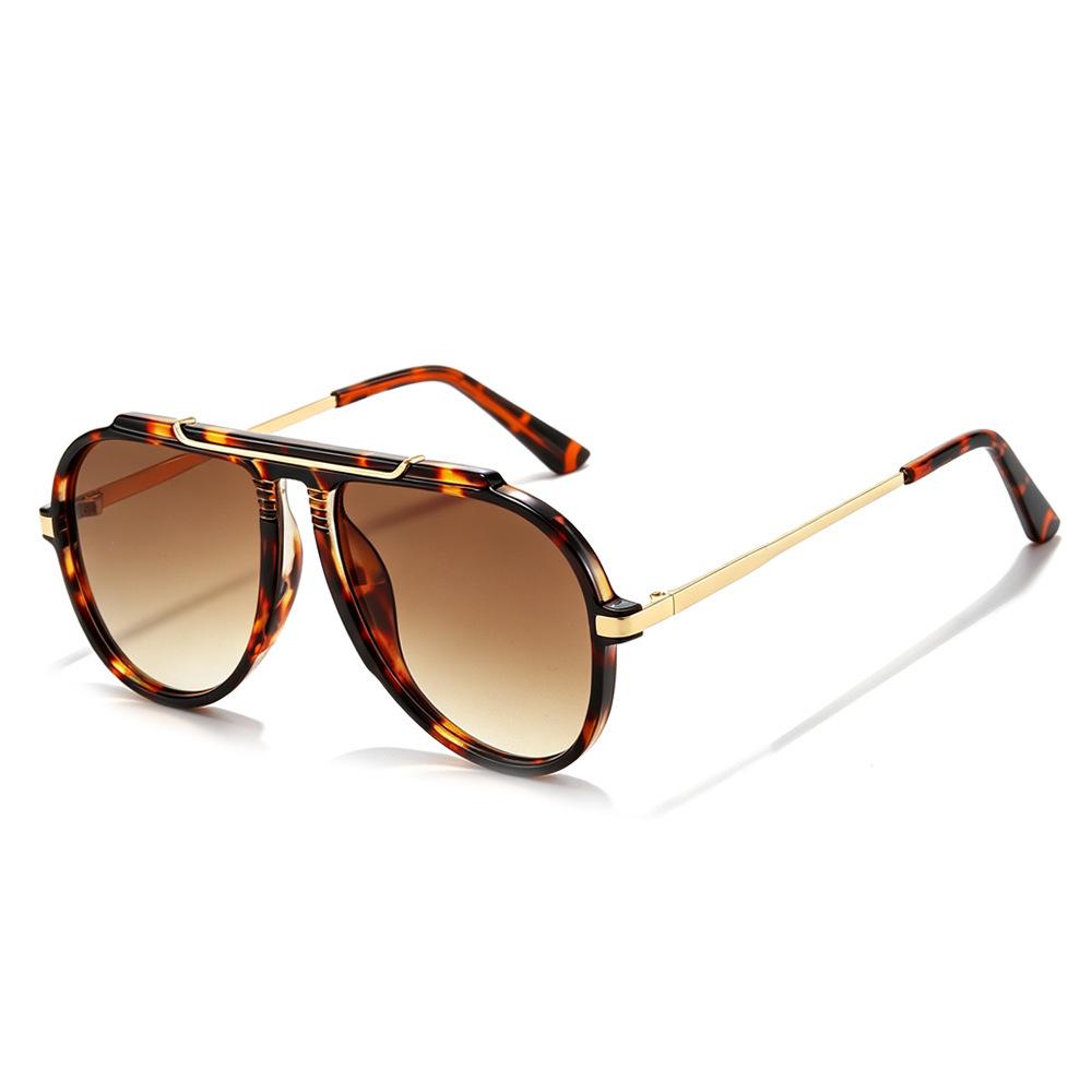 Personalized box sunglasses, new European and American retro fashion trendy driving UV-proof sunglasses