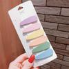 6PCS/lot Girls Fashon Solid Hair Clips Hairpins Children Candy Color Barrette Cute Hair Accessories LXY