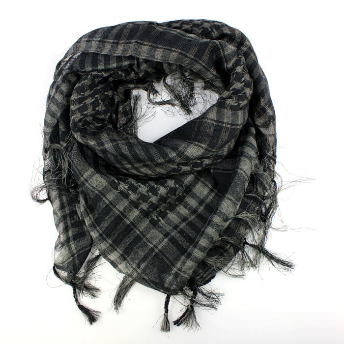 Unisex Women Men Arab Shemagh Keffiyeh Palestine Scarf Shawl Wrap