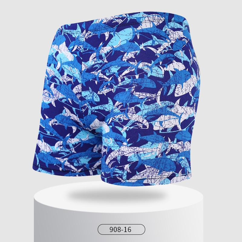 Мужские плавки большого размера с квадратными штанинами, быстросохнущие - Модные, удобные, пляжные и для горячих источников, предотвращающие неловкие ситуации