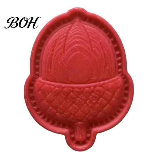 Festive Pattern Embosser Christmas Mini Pie Mold, Plastic Hand Press Pastry Durable Decorative Bakeware for Pastries Cookies And Fondant Maker Set