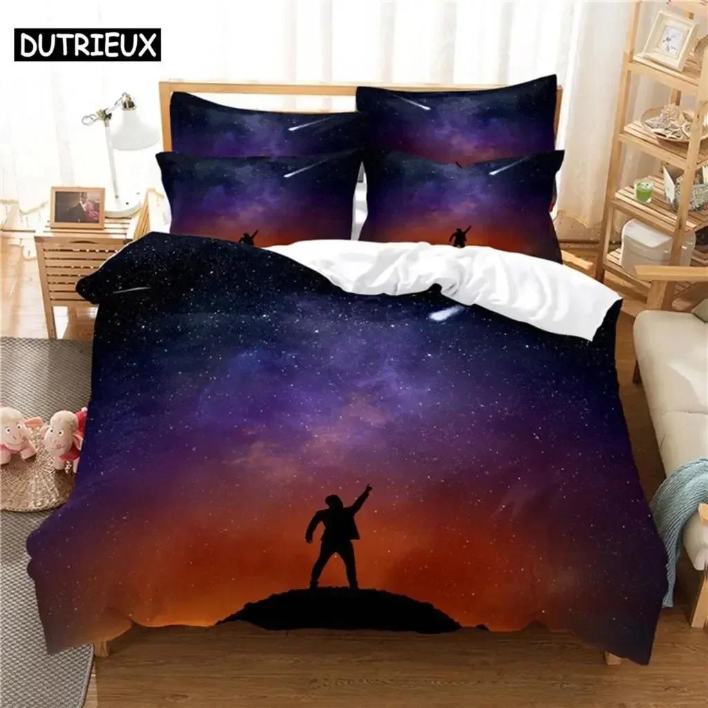 Comforter Starry Night Bedding Set For Bedroom Soft Modern S Comefortable Kids And