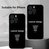 Персонализированный чехол для телефона с фото на заказ Для iPhone 16 15 14 13 Pro Max Plus Mini Матовый Мягкий чехол Funda