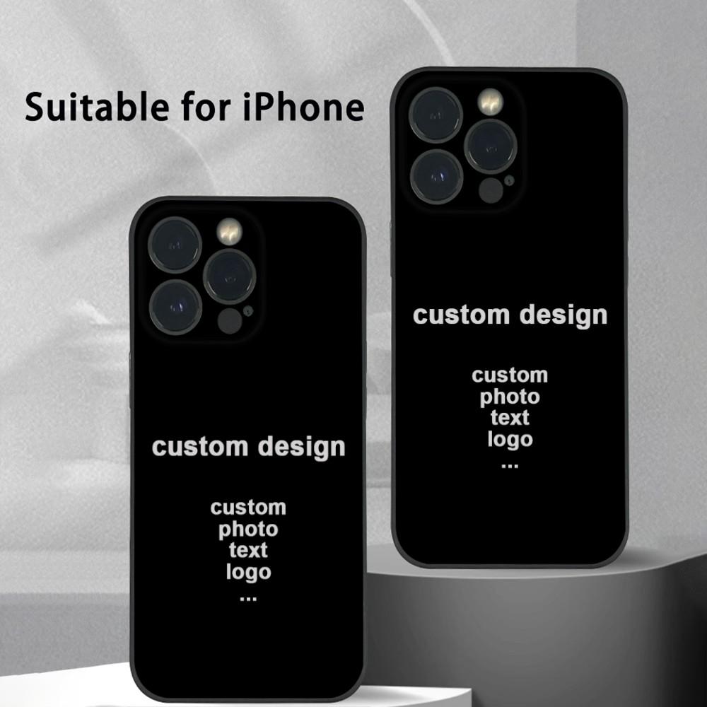 Персонализированный чехол для телефона с фото на заказ Для iPhone 16 15 14 13 Pro Max Plus Mini Матовый Мягкий чехол Funda
