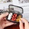 Дорожные Портативные Мини Коробочки для Лекарств Контейнеры для Таблеток Диспенсер для Таблеток Коробка для Хранения Таблеток Кейс-Коробка для Таблеток Организация Контейнеров