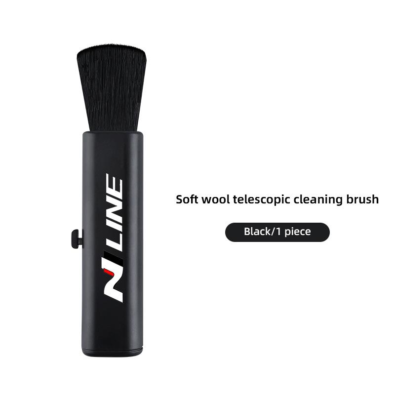 Car Retractable Air Outlet Cleaning Brush Dust Small Soft Brush For Hyundai Matrix Bayon Venue Veloster Tucson Accent Kona Creta Y3
