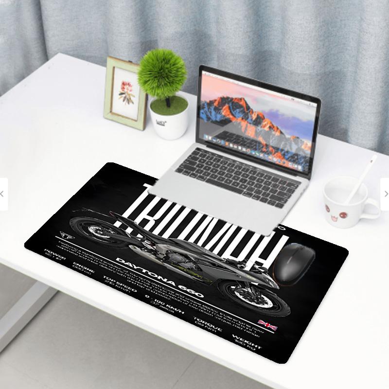 Triumph Print Mouse Pad, Anti‑Slip Desktop keyboard Mat, for PC Laptop Gaming Working Daily Use, Cool Festival Birthday Gift