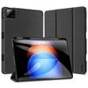 DUX DUCIS Серия Domo для Xiaomi Pad 6S Pro 12.4 Кожаный чехол Автоматическое включение/выключение Тройная подставка Обложка для планшета