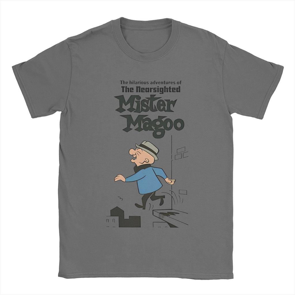 Мужчины Женщины Печать Г-н. Футболка Magoo Funny T Shirt Tee Хлопковые футболки Одежда