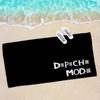 Электронный Рок D-Depeche Микрофибра Печатное Пляжное Полотенце Альпинизм Йога Пляж Плавание Бег Впитывающее Мягкое Полотенце