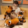 Simulated Raccoon Doll Plush Toy Red Panda Doll Rag Doll New Year Gift Zoo Gift